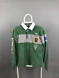 Aeronautica Militare Polo Cotton Green Men Size M - Picture 1 of 13