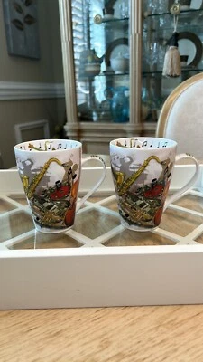 Cardew Designs Rock & Roll Cup/Mug Bone China Musical Notes/Instruments - Image 1 of 4