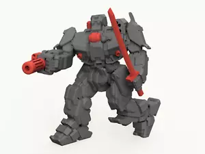 Wolverine WVR-9K | Esclusiva DIW | Miniatura stampata in 3D per Battletech - Foto 1 di 1