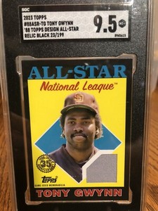 Tony Gwynn 2023 Topps Series 2 1988 Baseball All-Star Relics Black  /199 Padres