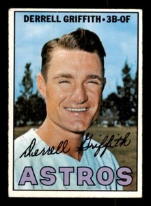 1967 Topps Baseball #502 Derrell Griffith VG *d3