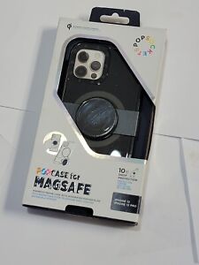 PopSockets PopCase with MagSafe for iPhone 12/12 Pro PopCase Slide Black Grip