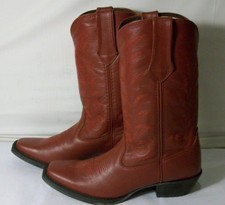 botas vaqueras rojas