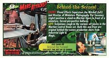 Mars Attacks! 1996 Topps Widevision # 68 Behind the Scenes
