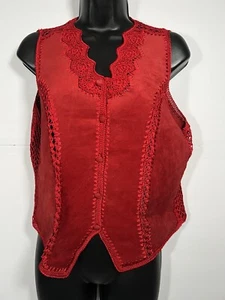 Chaleco para mujer Lisa International talla PM rojo - Imagen 1 de 2