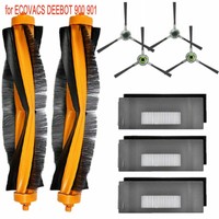 Side Filter&Brush for ECOVACS DEEBOT 900 901 Robotic Vacuum Cleaner Parts BM