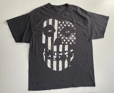 Camiseta The Misfits Calavera Bandera Cara Adulto 2XL EE. UU. 2014 Banda Punk Rock Negra Foto 1 de 4
