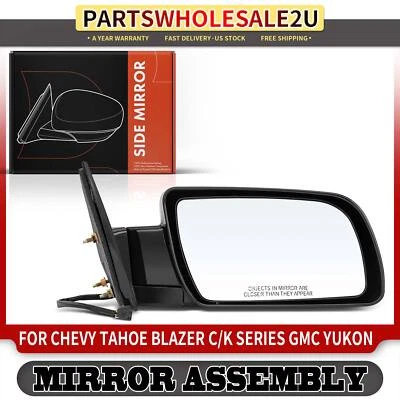 Espejo retrovisor eléctrico negro pasajero para camioneta Chevrolet Blazer C1500 Silverado 1500 Foto 1 de 4