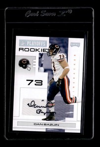 2007 Playoff NFL Playoffs Signatures Silver #175 Dan Bazuin Auto /25 - NM-MT