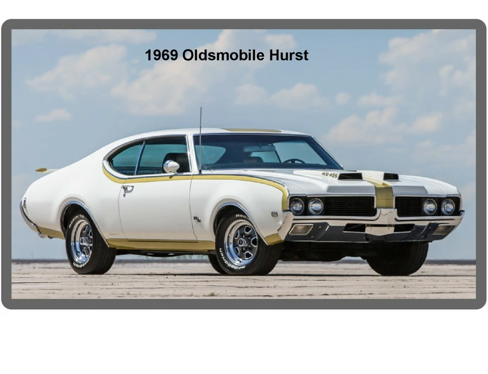 1969 Oldsmobile  Hurst Hard Top Refrigerator / Tool Box  Magnet - Image 1 of 1