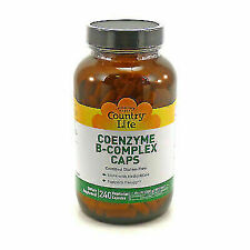 Country Life 06416 Coenzyme B-Complex Capsules 240 Pcs