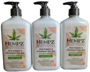 Loción hidratante corporal a base de hierbas con pomelo rosa y sal marina del Himalaya 3 HEMPZ 17 OZ - Imagen 1 de 2