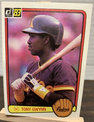 Donruss # 598 Tony Gwynn 1983 casi nuevo-como nuevo como nuevo San Diego Padres béisbol Salón de la fama del estado Foto 1 de 2