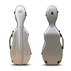 Estuche de violín 4/4 en forma de calabaza tamaño completo caja de violín de fibra de carbono carcasa dura fuerte - Imagen 1 de 9