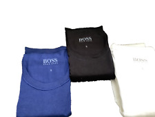 Hugo Boss 3 Pack Classic Crew Neck Navy/Black/White T-Shirt Size SMALL  BNWT