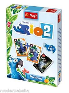 Rio 2 mazzo di 25 carte da gioco Bambini classico Peter Nero