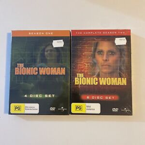 The Bionic Woman Season 1 & 2 Dvd Tv Series Region 2 4 5 Brand New Sealed Boxset