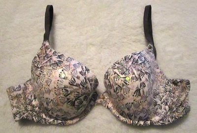 Sujetador Victoria's Secret Forrado Demi Multicolor Floral con Lentejuelas Con Aros -Talla 32C Foto 1 de 4