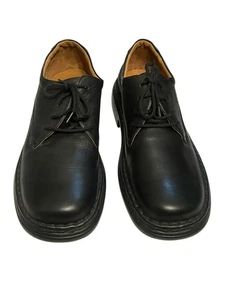 Josef Seibel Black Leather Shoes Men's Size U.S. 14 Lace Up EU 47 - Picture 1 of 12