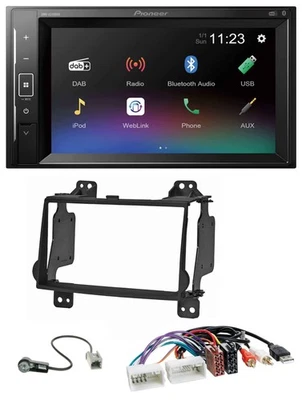 Pioneer DAB MP3 2DIN Bluetooth USB Autoradio für Hyundai H1 08-15 Aux-Eing. USB - Bild 1 von 4