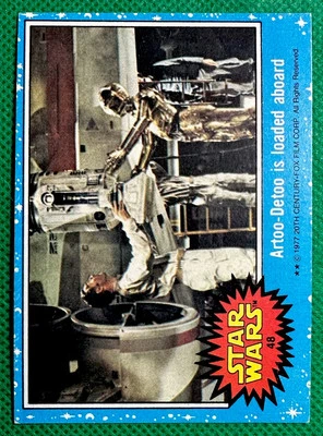 1977 Topps Star Wars #48 R2-D2 Is Loaded Aboard EXEXNM - Image 1 of 4