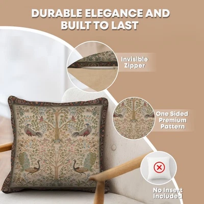 装饰性枕套挂毯靠垫枕套家居装饰19x19英寸 — 第 1/4 张图片