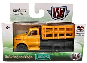 M2 Machines Auto-Trucks 1970 Chevrolet C60 Cargo Truck 1:64 Diecast- Orange - Picture 1 of 1