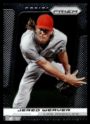2013 Panini Prizm Jered Weaver #110 洛杉矶天使美国职棒大联盟棒球 — 第 1/2 张图片