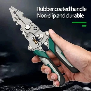 Foldable Wire Stripper Multi Function Electrician Pliers Hand Tool - Picture 1 of 8