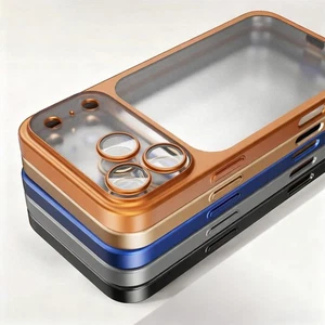 Custodia PC placcata opaca impermeabile delicata moda nuovo stile per iPhone 17 Pro Max - Foto 1 di 19