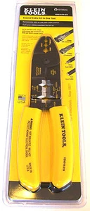 KLEIN TOOLS COAXIAL CABLE CRIMPER STRIPPER CUTTING PLIERS RG6 RG59 VDV010-019 - Picture 1 of 1