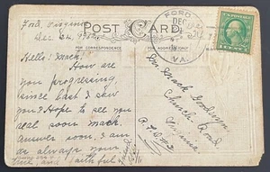 Ford, Virginia Postkarte - verschickt am 24. Dezember 1912 an Church Road, VA - Bild 1 von 2