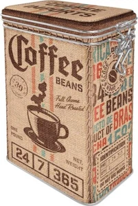 Lata de té retro de arte nostálgico - Saco de café - Diseño vintage 1,3 L 31120 - Imagen 1 de 20