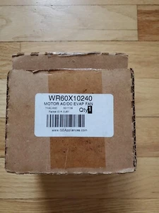 Genuine OEM GE WR60X218877 WR60X10240 Refrigerator Evaporator Fan Motor New - Picture 1 of 4