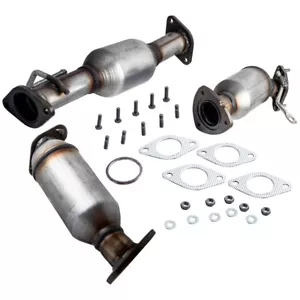 3PCS Catalytic Converters Set for 09-17 Buick Enclave/Chevy Traverse/GMC Acadia - Foto 1 di 11