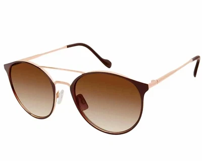 Gafas de sol Jessica Simpson R1240 para mujer redondas esmalte barra de cejas ojo de gato Foto 1 de 3