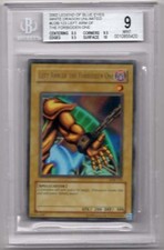LEFT ARM of the FORBIDDEN ONE  YUGIOH HOLOFOIL LOB-121 BGS  MINT 9.0 PLUS BONUS!