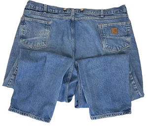 Vintage Carhartt Jeans Hosenträger Knöpfe Herren Größe 48 x 32 entspannte Passform selten - Bild 1 von 10
