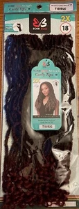 BOBBI BOSS SYNTHETIC CROCHET BRAIDS AFRICAN ROOTS COLLECTION-NU LOCS 18" TB/BURG - Picture 1 of 1