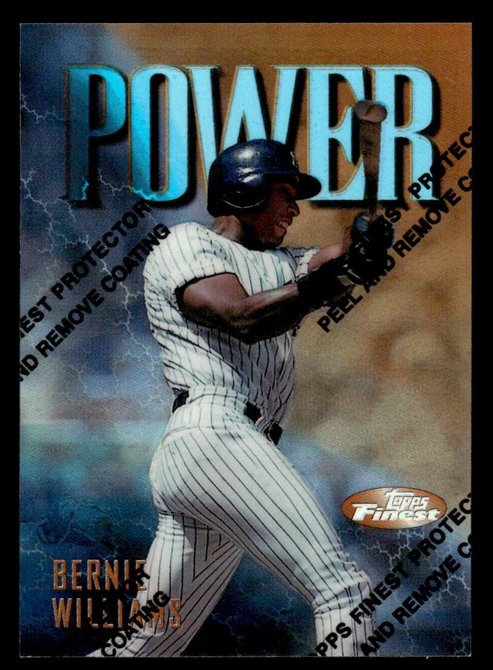 Bernie Williams 1997 Finest #45 Refractors - Image 1 of 2