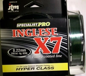 JTM INGLESE X7 FLUORO COATED LINE 0,22mm 6,2kg 200mt. - Imagen 1 de 1
