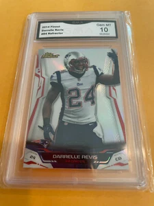 DARRELLE REVIS PATRIOTS 2014 TOPPS FINEST REFRACTOR # 84 GRADED 10 L@@@K - Picture 1 of 2