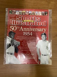 SPORTS ILLUSTRATED JULY 14 2003 50TH ANNIVERSARY 1954-2004 MAYS MANTLE ON COVER - Picture 1 of 11