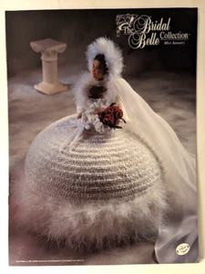Vintage Barbie Doll MISS JANUARY WEDDING DRESS Crochet Pattern by Annie Potter - Imagen 1 de 3