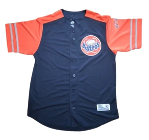 HOUSTON ASTROS MLB Dynasty Team Jersey w/ Large Patch Logo - BRAND NEW w/ Tags - Imagen 1 de 6