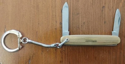 Navaja de Bolsillo Colonial Vintage 2 Hojas con Llavero Hecha en Prov., RI, EE. UU. Foto 1 de 4