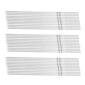 50Pcs 45CM Stainless Steel Barbecur Sticks Durable Widened Thickened Barbecue - Picture 1 of 12