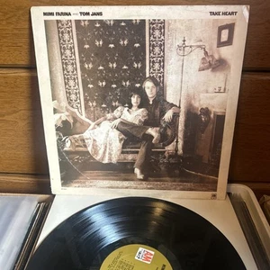 Mimi Farina & Tom Jans TAKE HEART A&M SP 4310 1971 LP 1st Press folk beatnik Vg+ - Picture 1 of 3