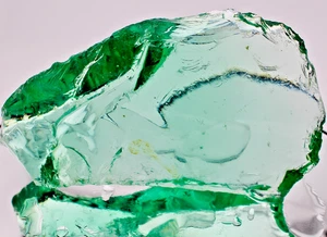 Vidrio de escoria de obsidiana verde México crudo natural cristal mineral roca 14 oz - Imagen 1 de 12