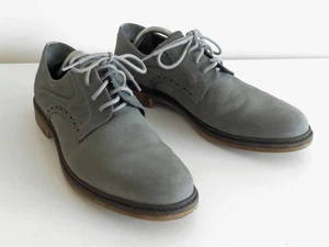 Italian Nubuck Leather Quality Piper shoes Size 10/44. Grey . Worn twice perfect - Picture 1 of 10